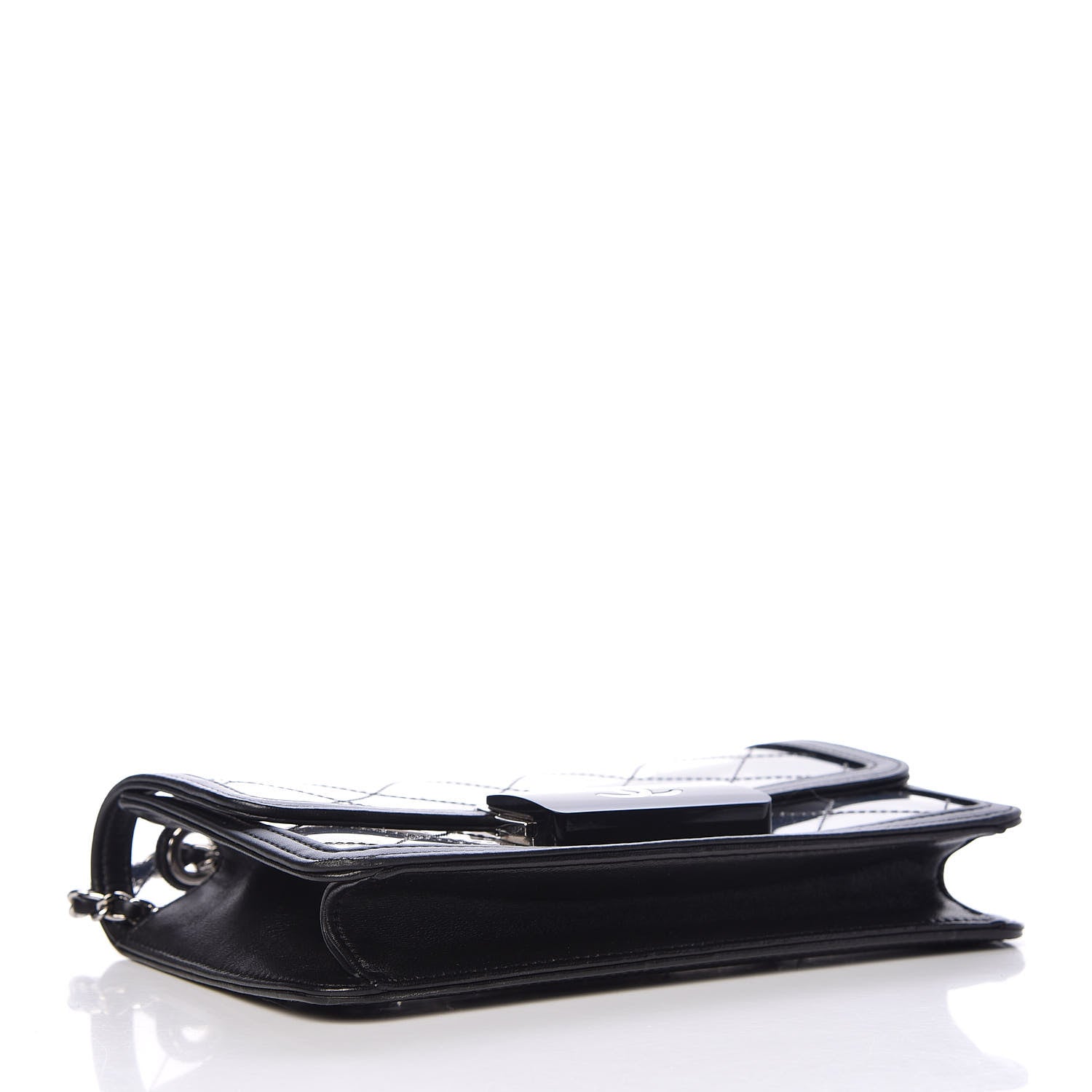 Chanel PVC Lambskin Quilted Mini Beauty Lock Flap Black 4 of 9