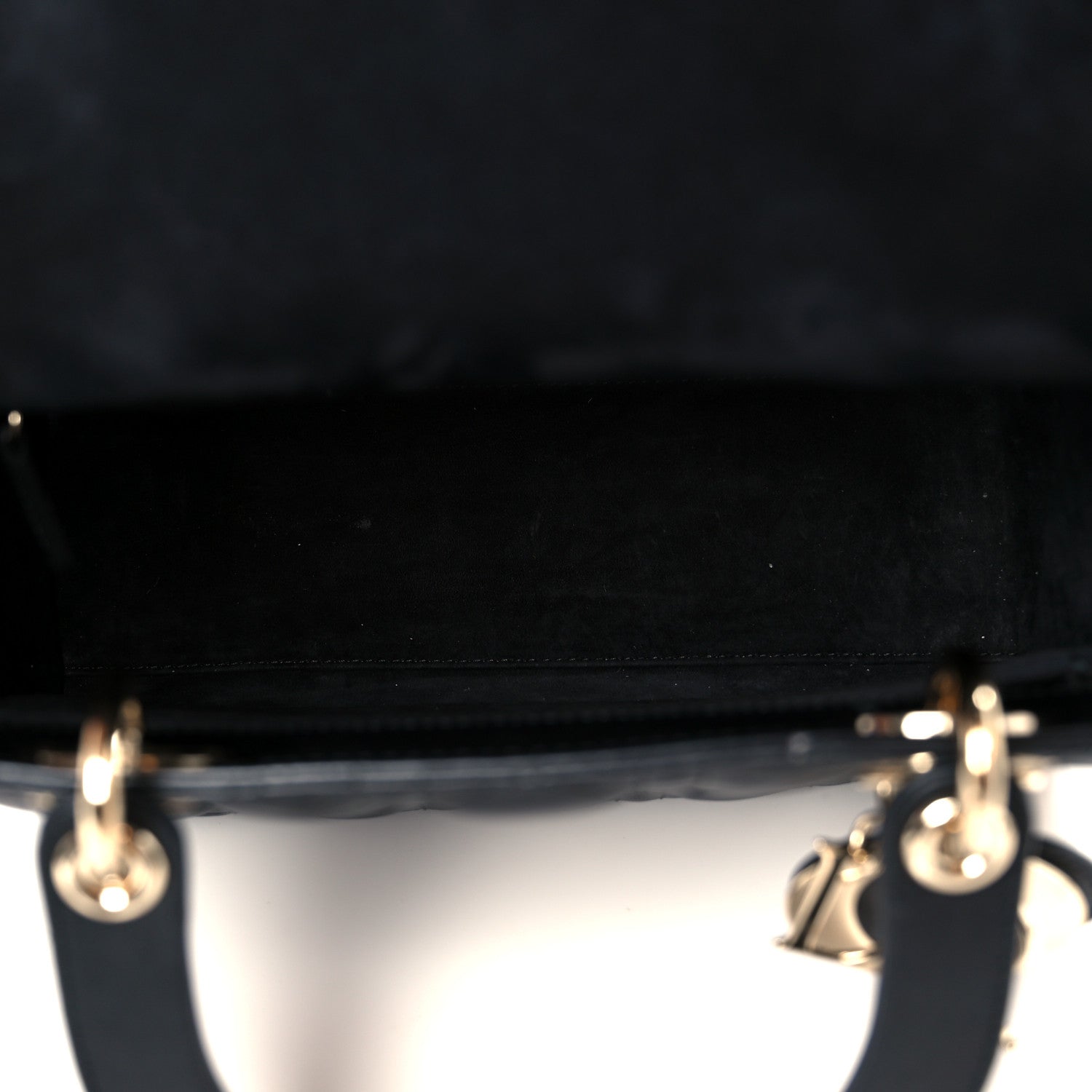 Christian Dior Lambskin Cannage Medium Lady Dior Black 5 of 10