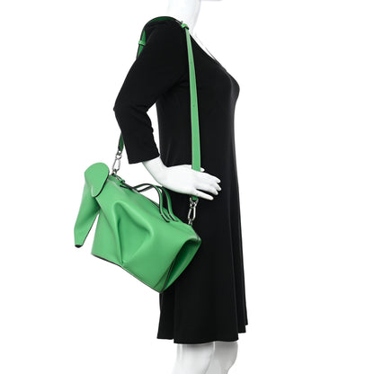 Loewe Calfskin Large Elephant Crossbody Bag Apple Green 2 of 10