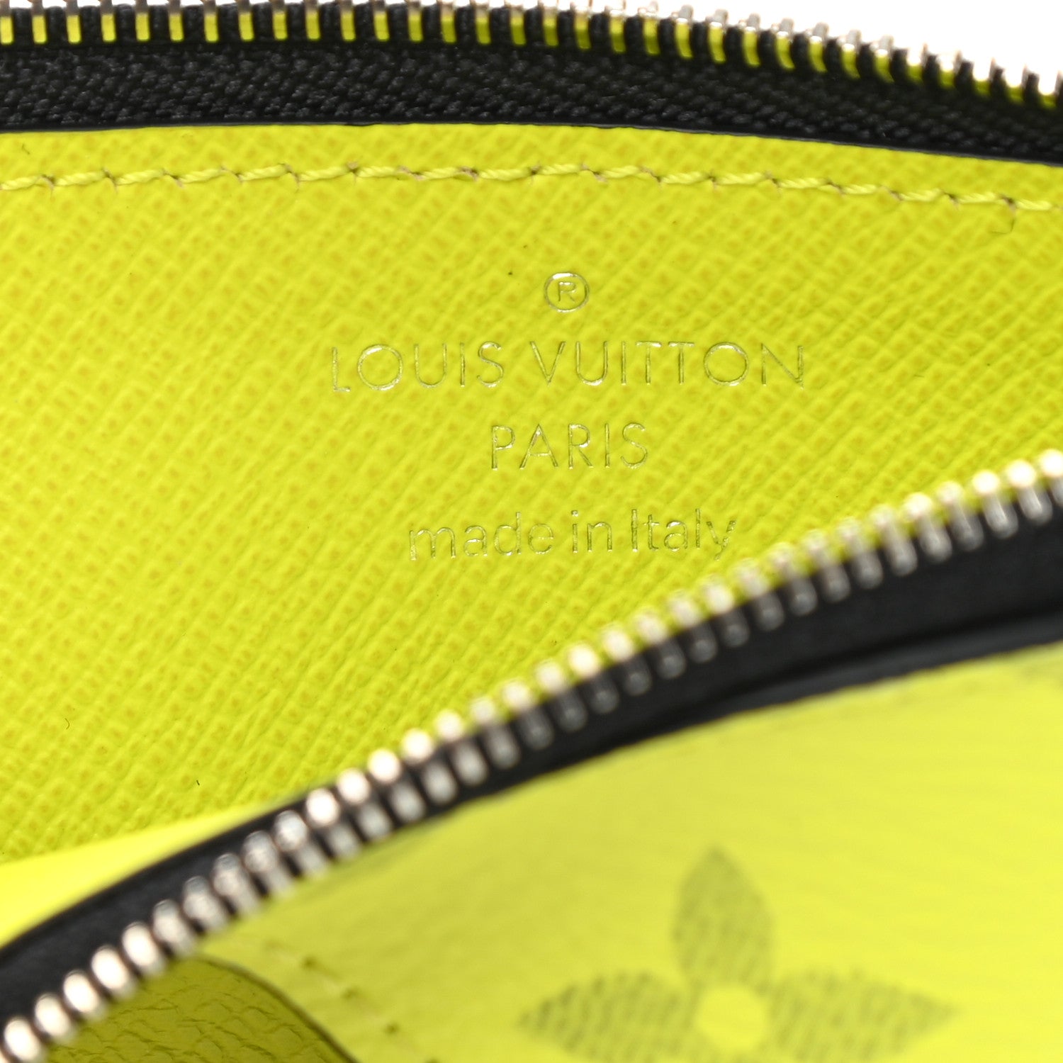 Louis Vuitton Monogram Taiga Coin Card Holder Yellow 6 of 6