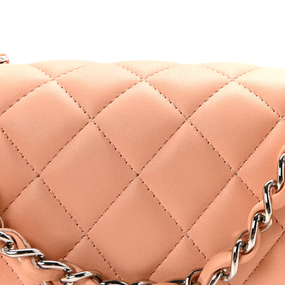 Chanel Lambskin Quilted Mini Rectangular Flap Light Pink 8 of 11