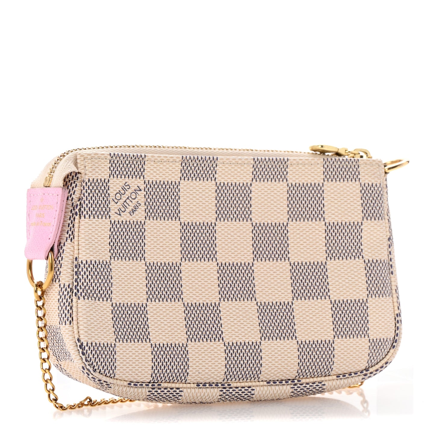 Damier Azur 2016 Christmas Animation Mini Pochette Accessories