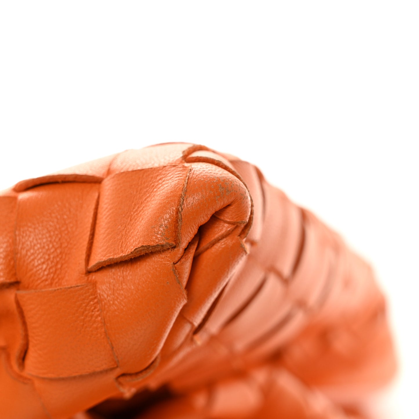 Nappa Intrecciato BV Twist Orange