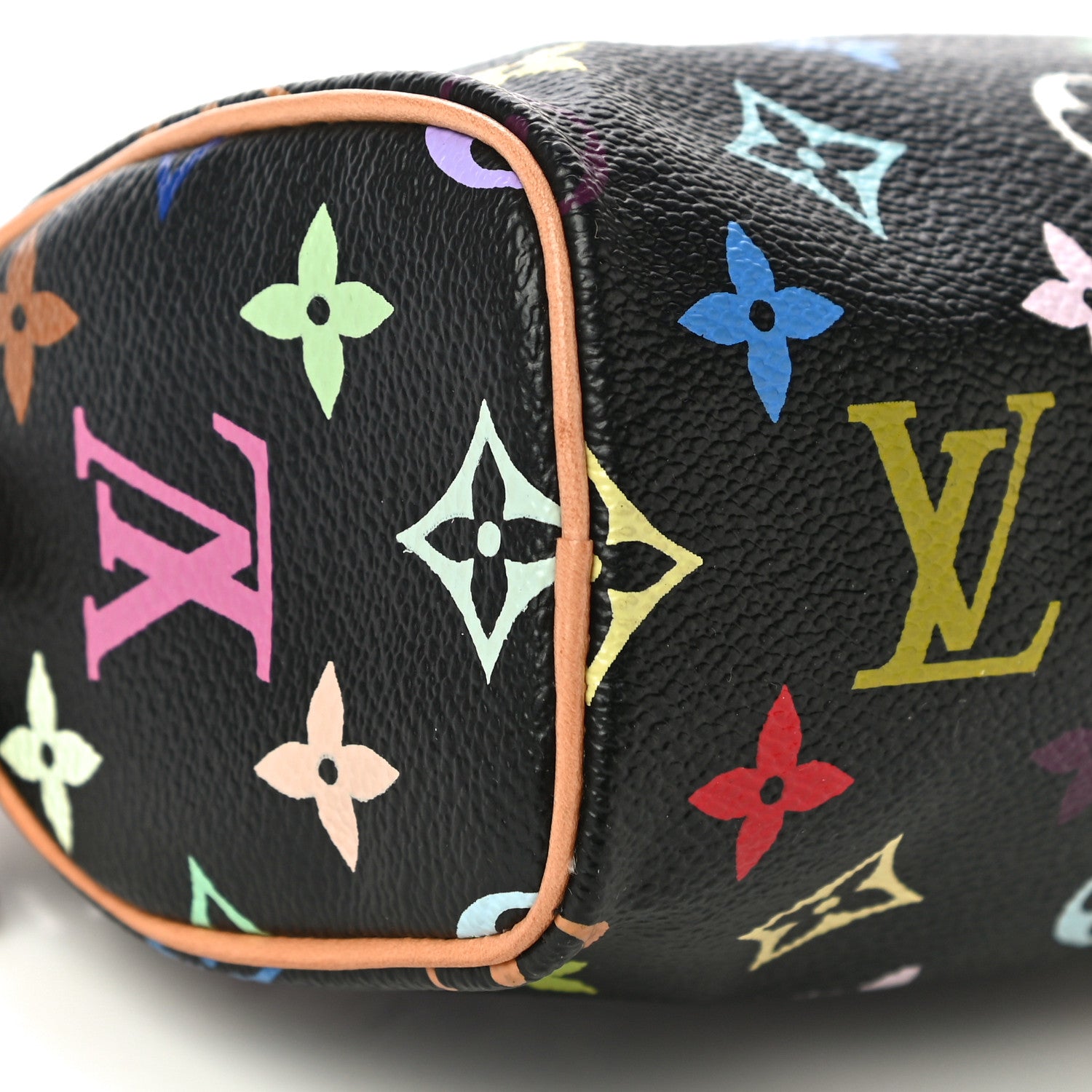 Louis Vuitton Monogram Multicolor Mini Sac HL Speedy Black 7 of 8