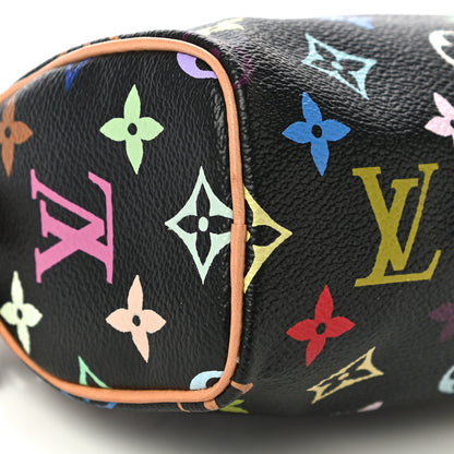 Louis Vuitton Monogram Multicolor Mini Sac HL Speedy Black 7 of 8