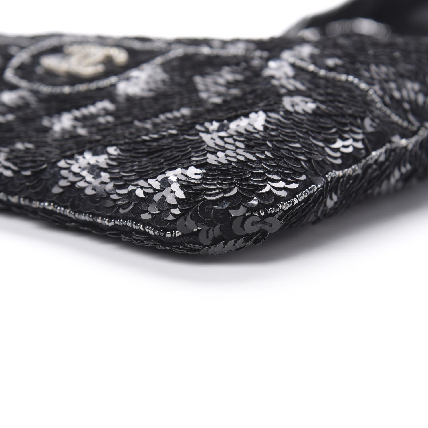 Chanel Sequin CC Evening Bag Black 12 of 12