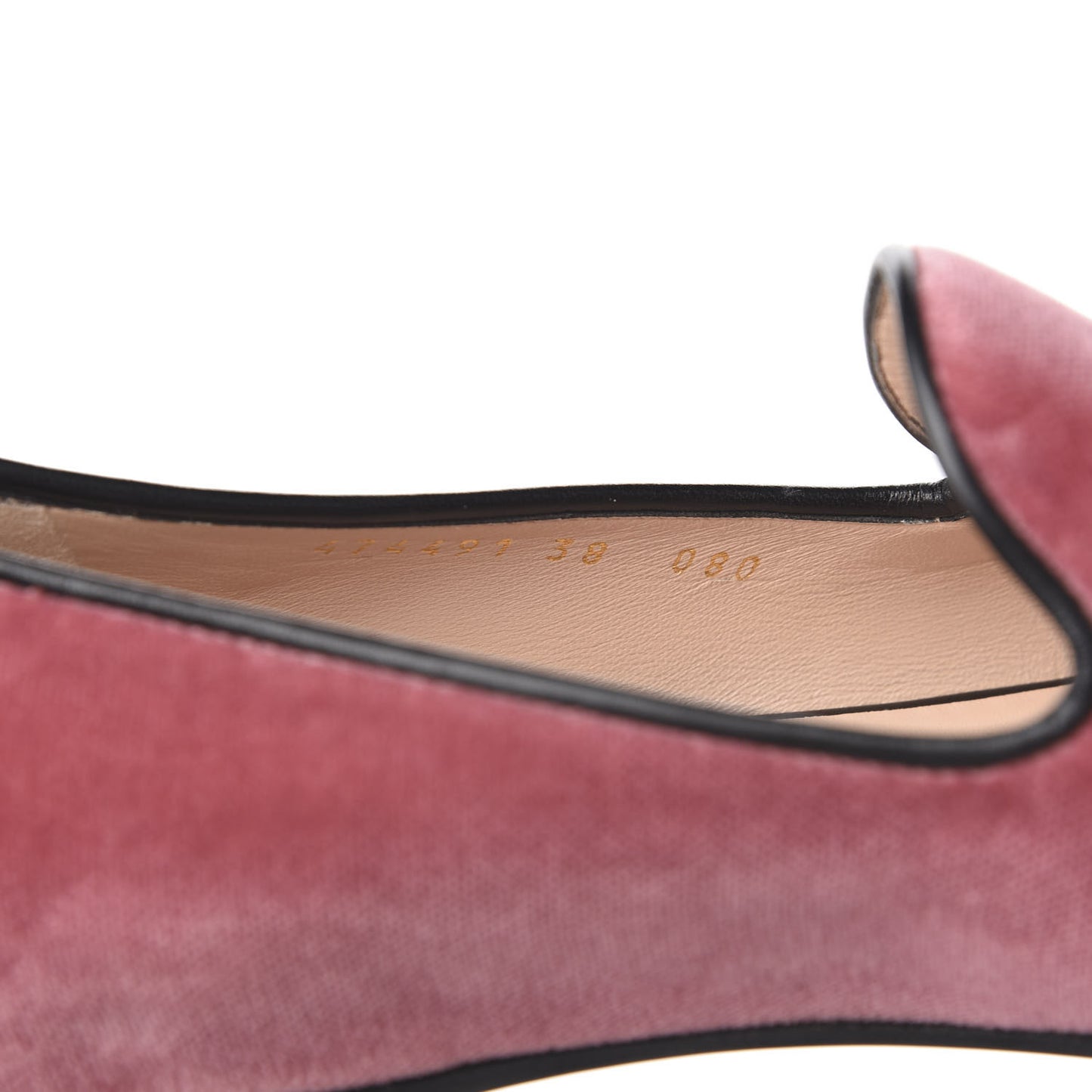 Velvet Etoile Pearl Embellished Loafers 38 Tibet Red