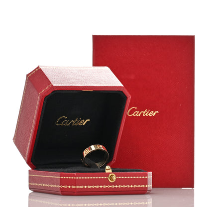 Cartier 18K Yellow Gold 5.5mm LOVE Ring 56 7.5 5 of 5