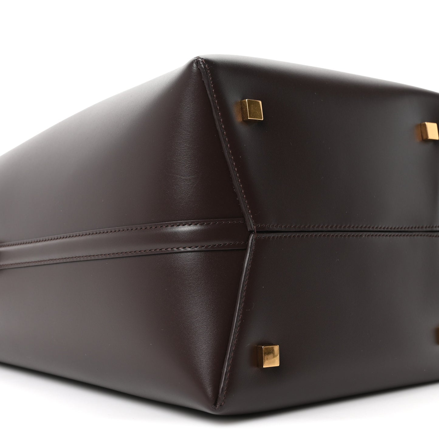 Shiny Calfskin Le 37 Bucket Bag Arabica