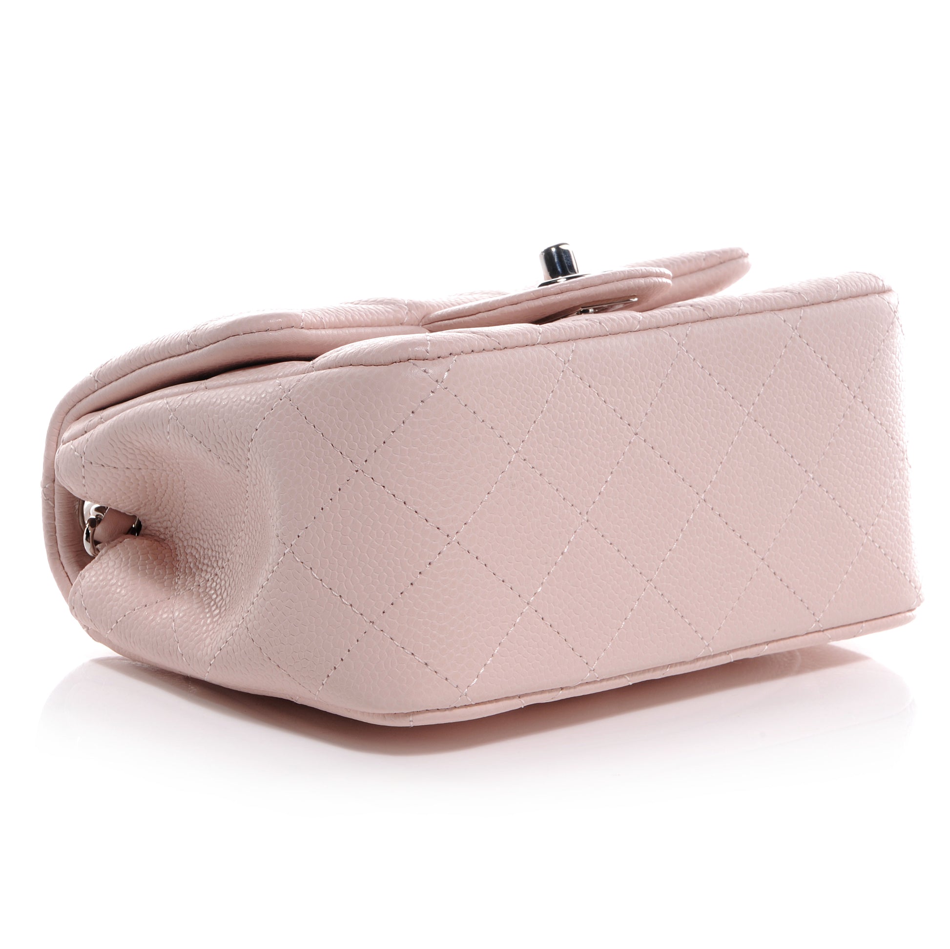 Chanel Caviar Quilted Mini Square Flap Pink 5 of 9
