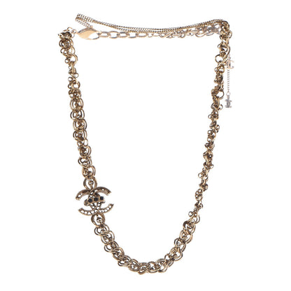 Chanel Chain CC Short Necklace Gold 3 of 7