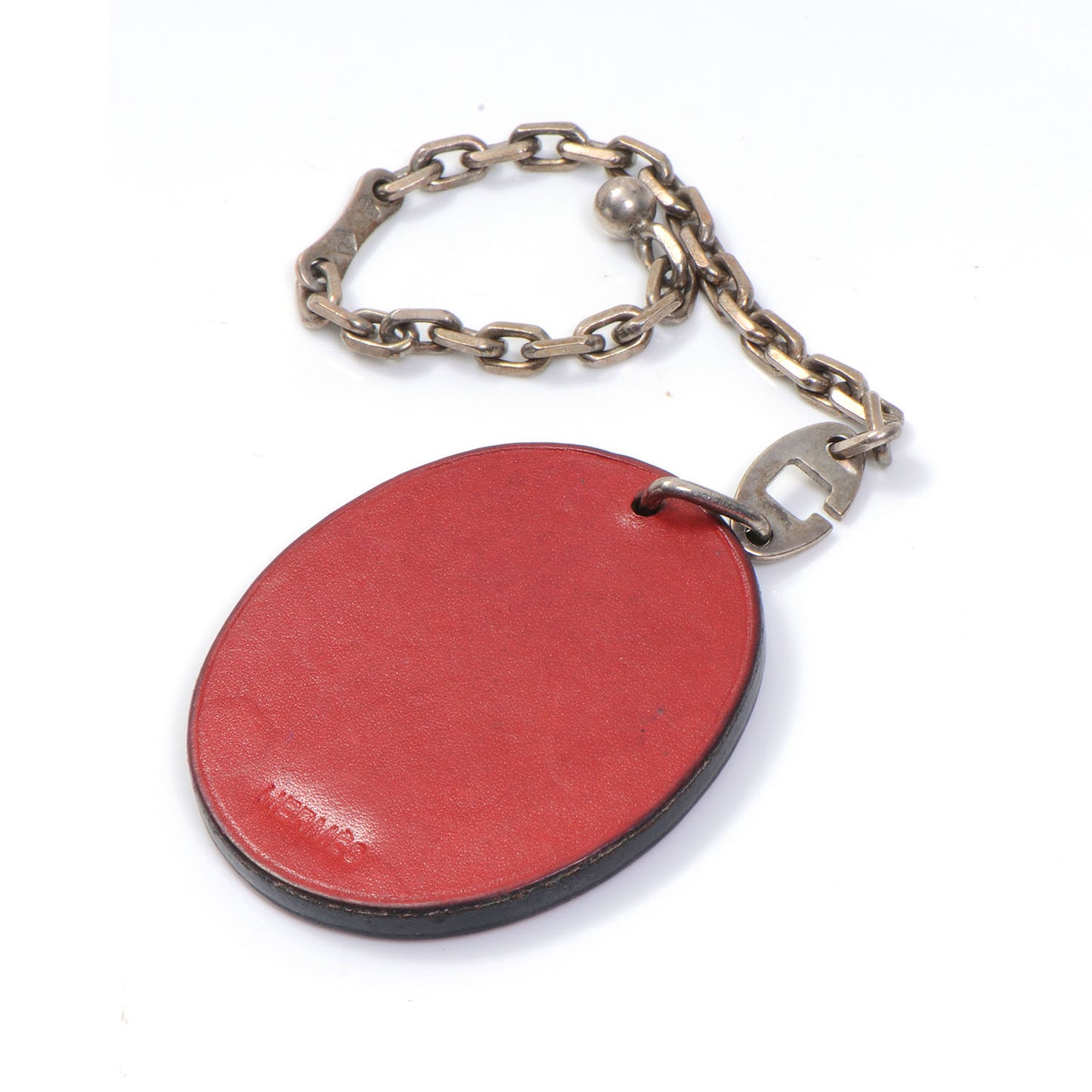 Leather Lucky Lady Bug Key Ring