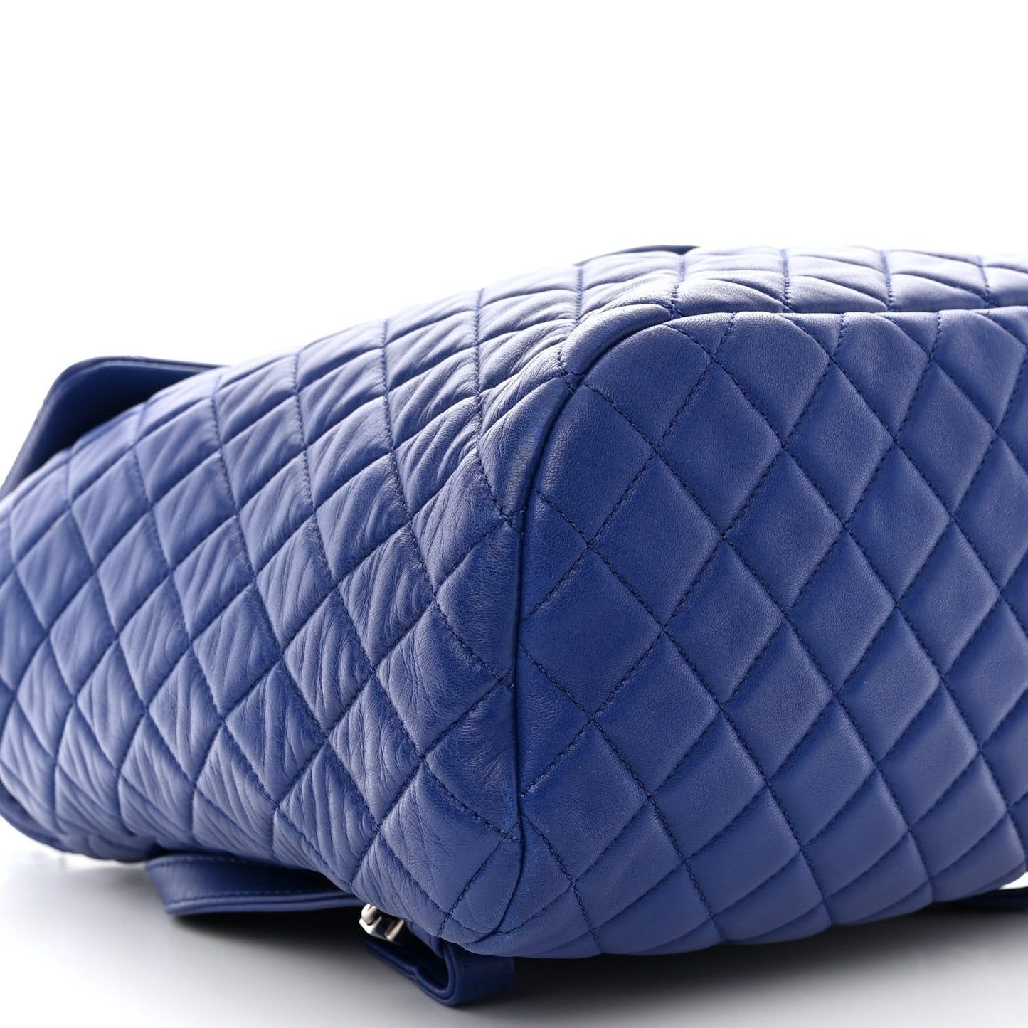 Lambskin Quilted Large Urban Spirit Backpack Blue