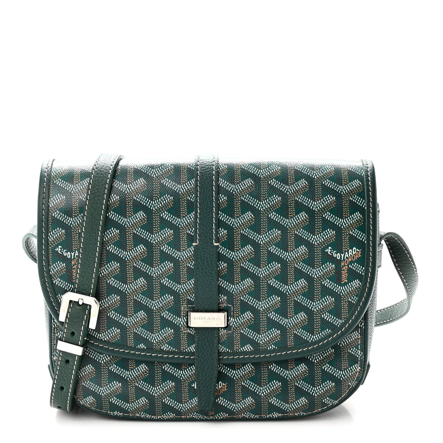 Goyard Goyardine Belvedere II PM Messenger Bag Green 1 of 9