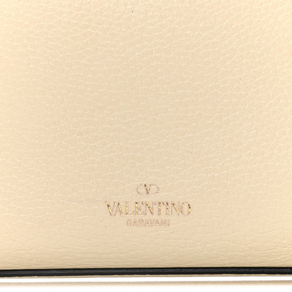 Valentino Garavani Pebbled Calfskin Medium Rockstud Flip Lock Crossbody Bag Light Ivory 17 of 22