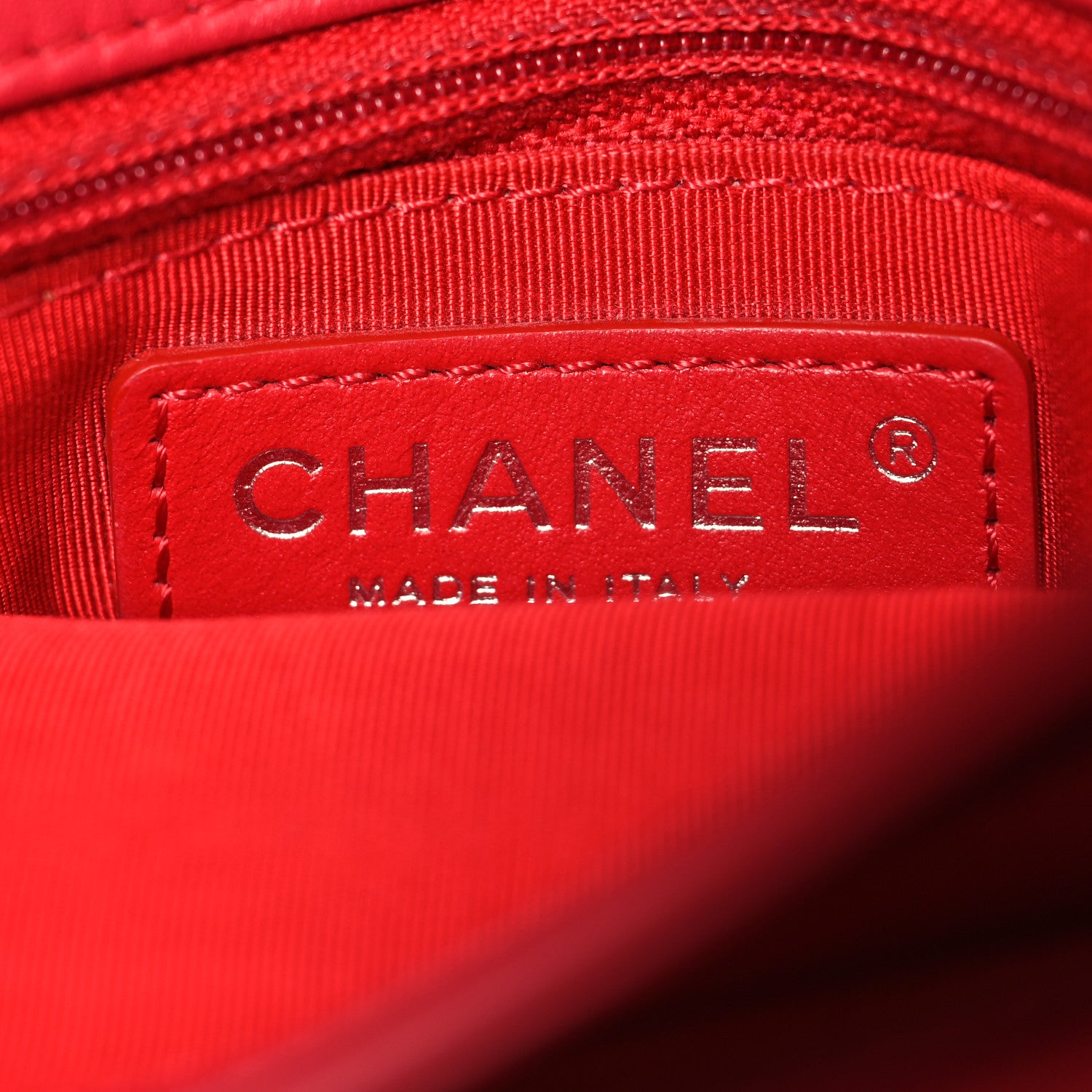 Chanel Calfskin Small Tramezzo Flap Red 6 of 16