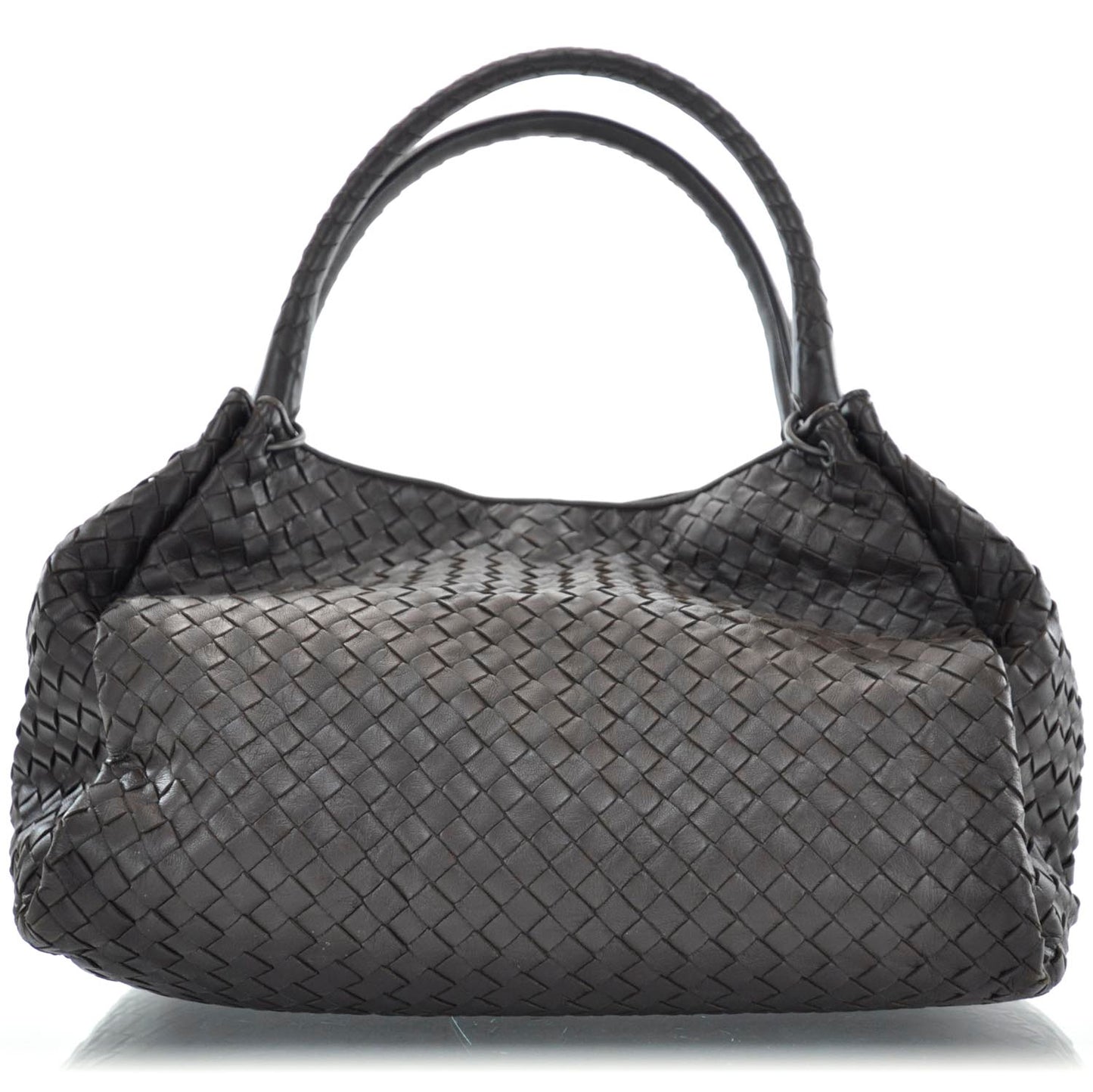 Nappa Intrecciato Parachute Bag Ebano