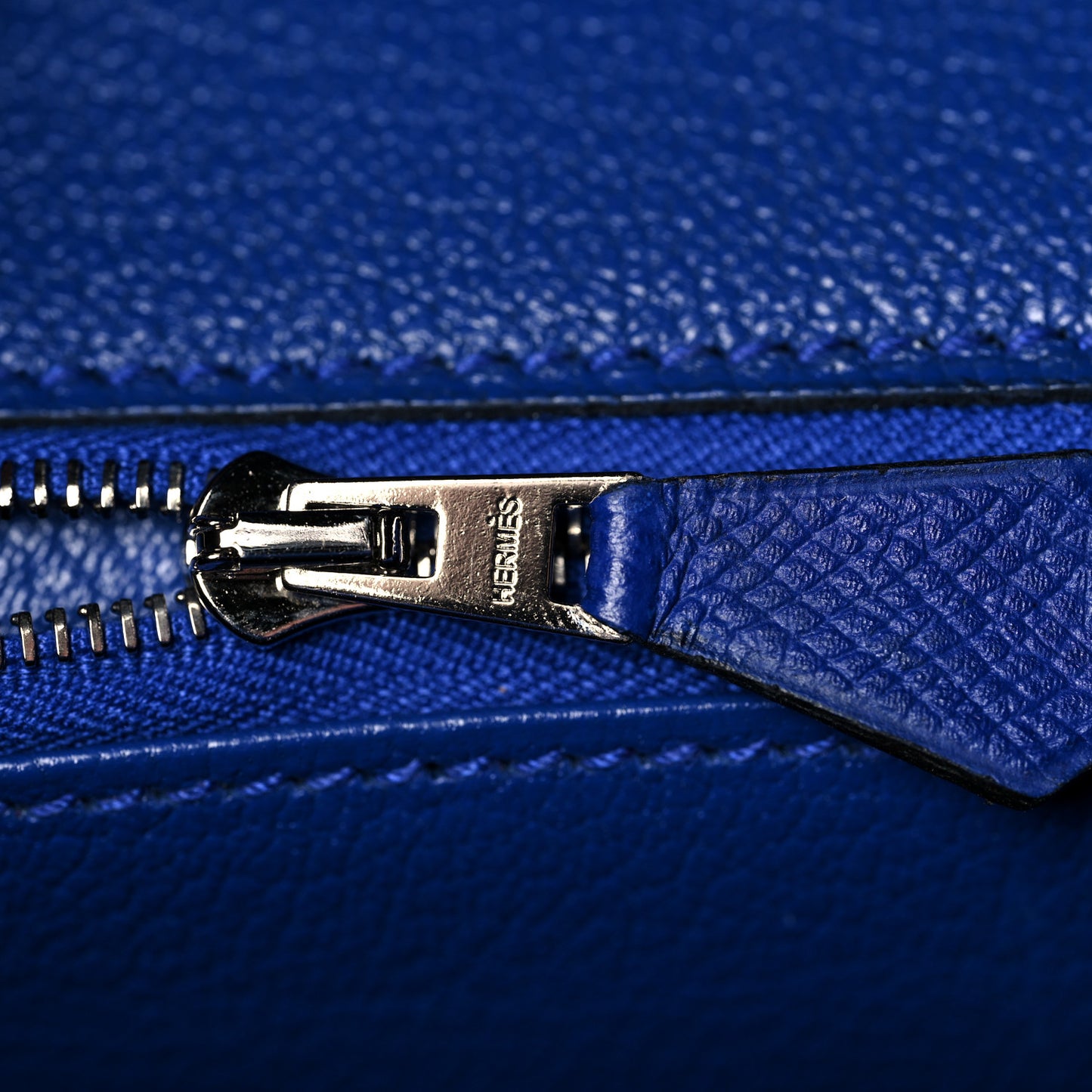 Epsom Birkin 30 Bleu Electrique