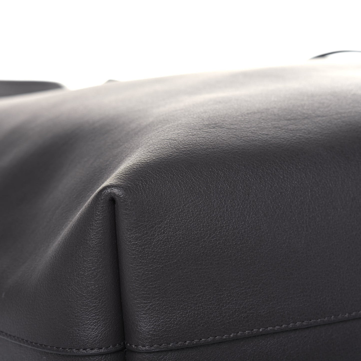 Calfskin Large Shopping Tote Fog