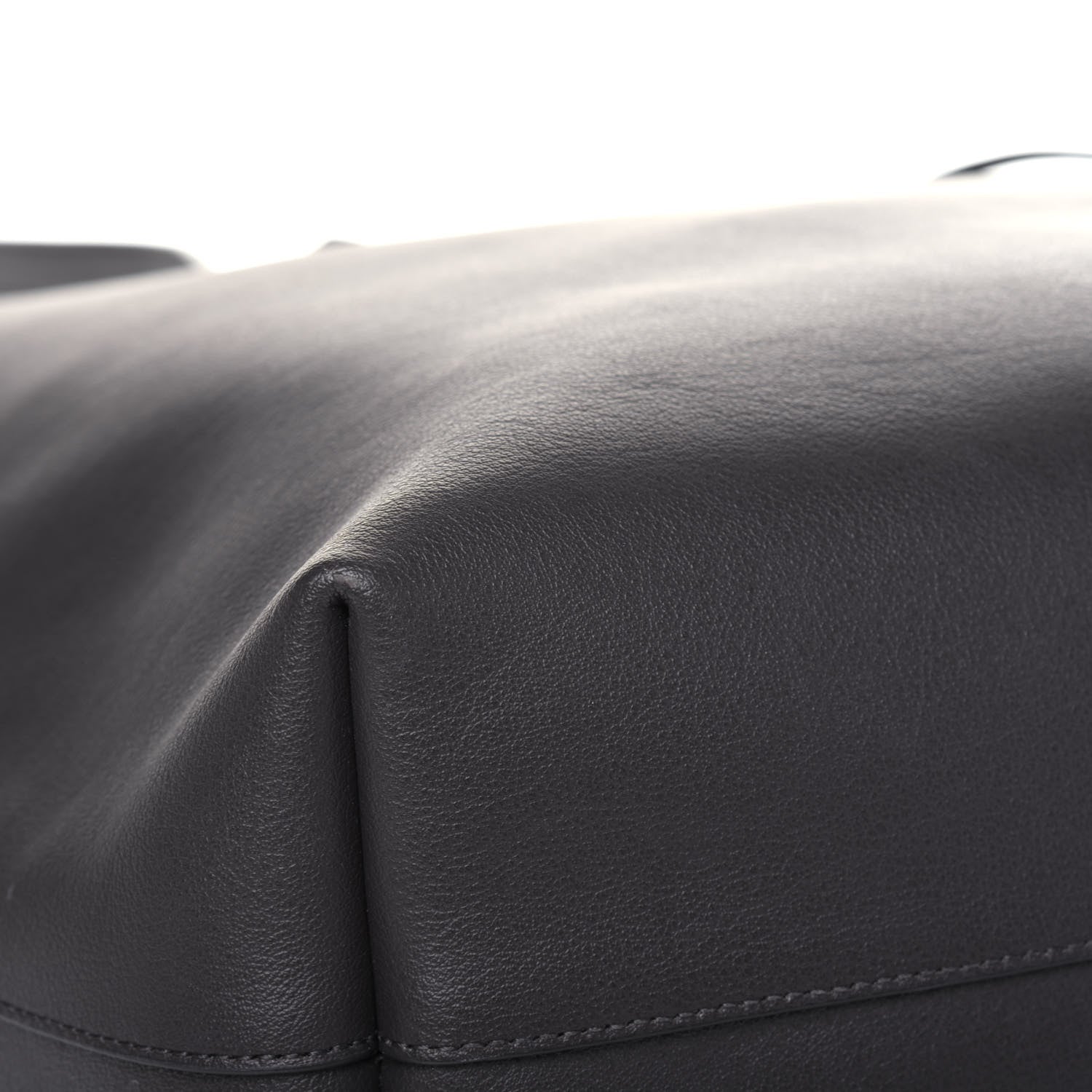 Saint Laurent Calfskin Large Shopping Tote Fog 13 of 23