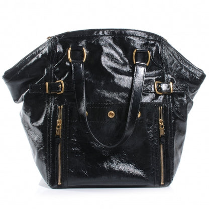 Saint Laurent Patent Medium Downtown Black 1 of 7