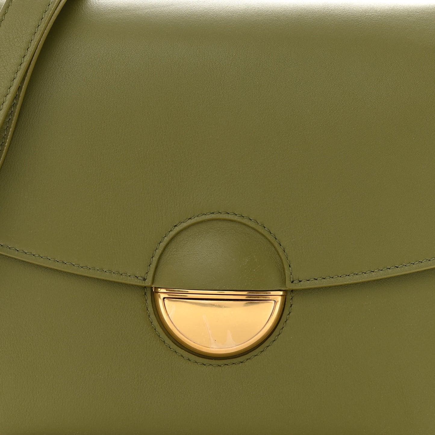 Calfskin Dia Day Bag Moss