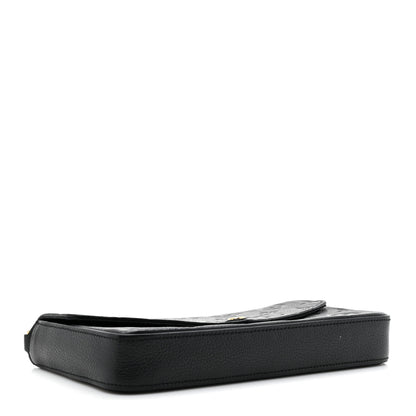 Louis Vuitton Empreinte Pochette Felicie Chain Wallet Black 5 of 12