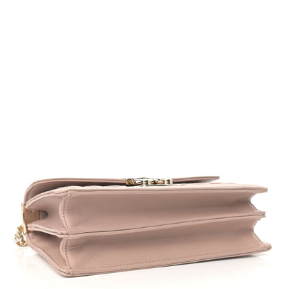 Miu Miu Lambskin Confidential Matelasse Chain Shoulder Bag Orchidea 3 of 7