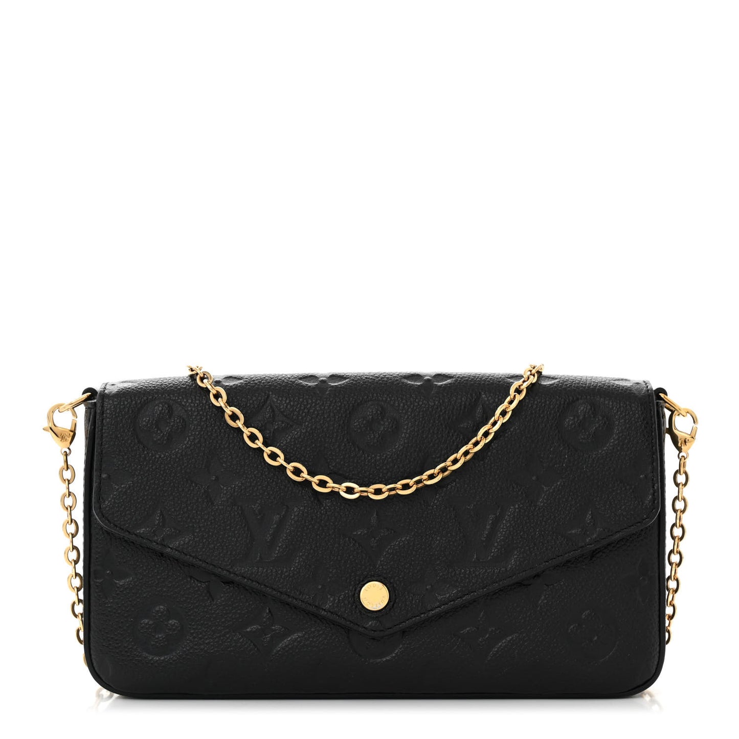 Empreinte Pochette Felicie Chain Wallet Black