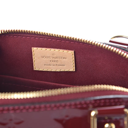 Louis Vuitton Vernis Alma BB Griotte 6 of 9