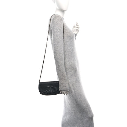 Chanel Caviar Half Moon Wallet On Chain WOC Black 3 of 10
