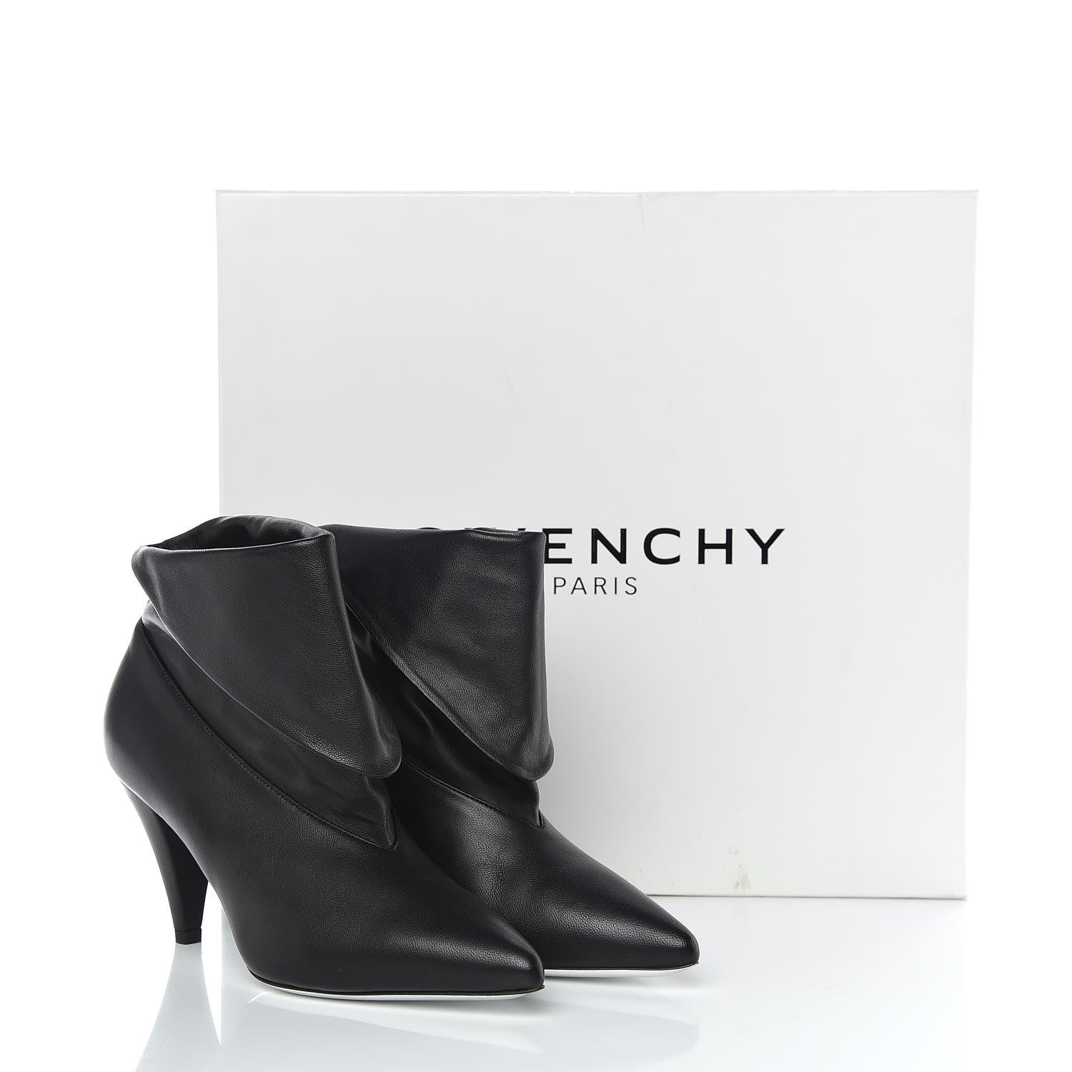 Givenchy Lambskin Bottine Show 80 Ankle Bootie 36 Black 10 of 10