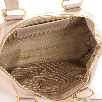 Prada Vitello Shine Shopping Satchel Pomice 5 of 12