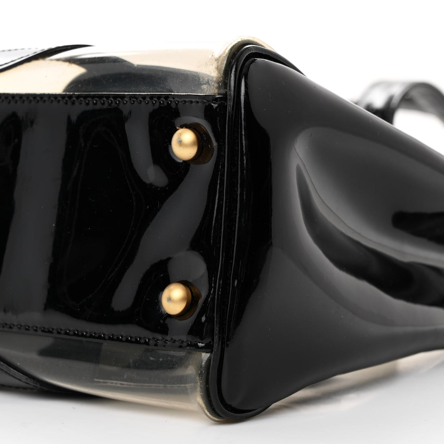 Vinyl Patent CC Logo Beach Tote Black