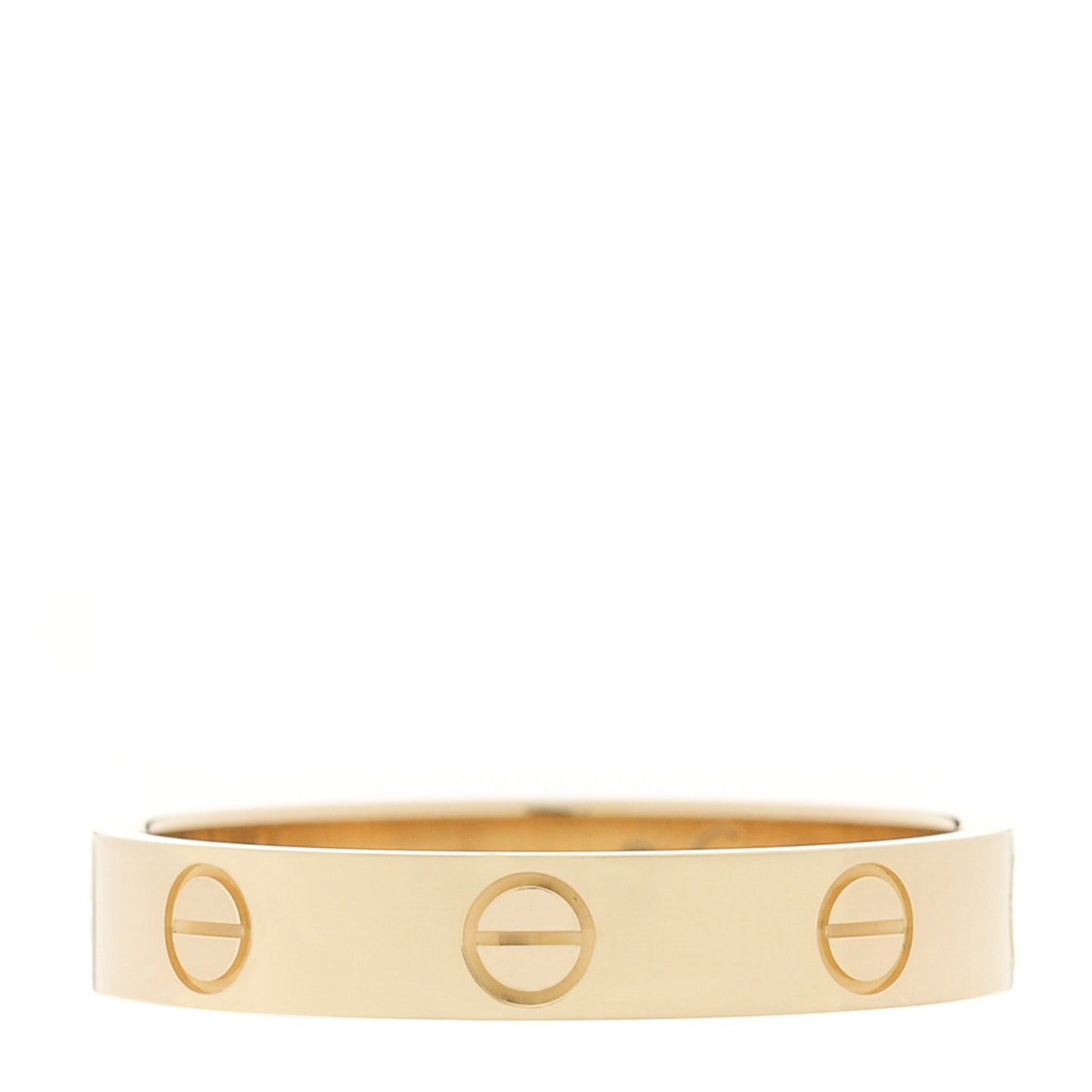 18K Yellow Gold 3.5mm LOVE Wedding Band Ring 57 8