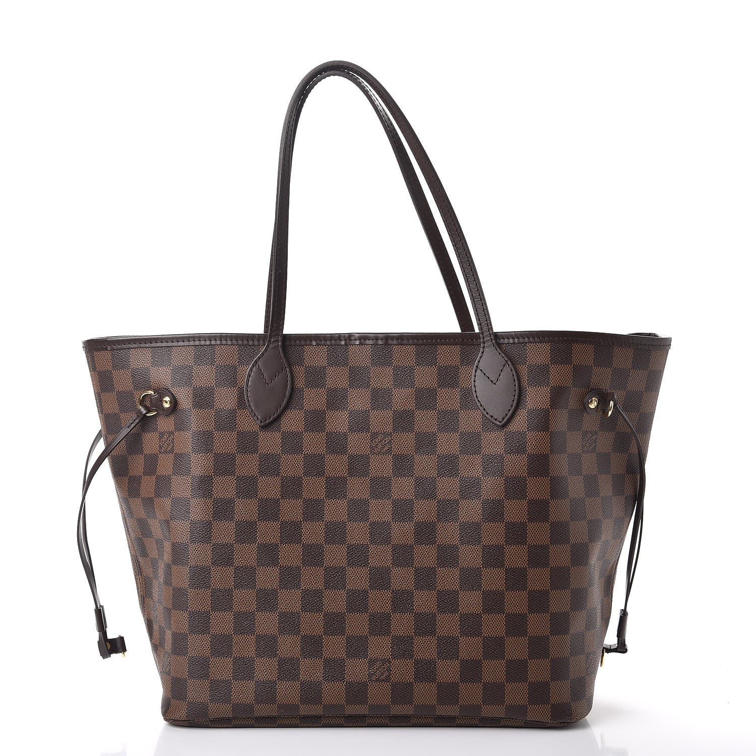 Louis Vuitton Damier Ebene Neo Neverfull MM Rose Ballerine 3 of 14