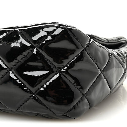 Chanel Patent Quilted Jumbo Single Flap Black 10 of 10