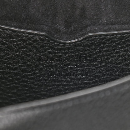 Christian Dior Grained Calfskin Medium Bobby Flap Black 6 of 9