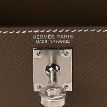 Hermes Epsom Mini Kelly Sellier 20 Etoupe 7 of 9