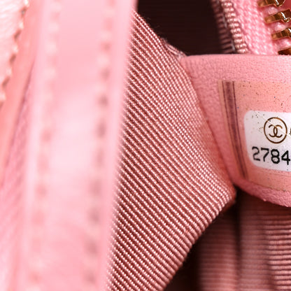 Chanel Aged Calfskin Quilted Small Gabrielle Hobo Pink 6 of 10