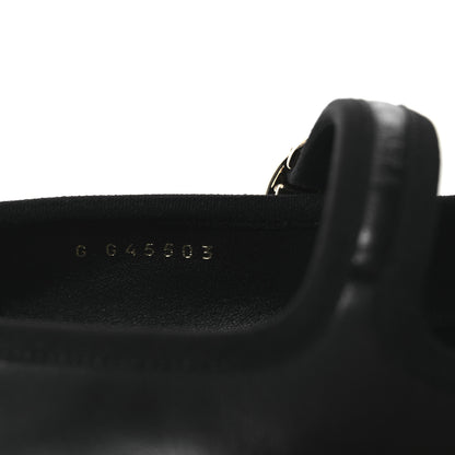 Chanel Lambskin Mary Jane Flats 37.5 Black 10 of 11