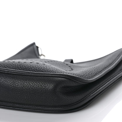 Hermes Taurillon Clemence Evelyne III GM Black 7 of 8