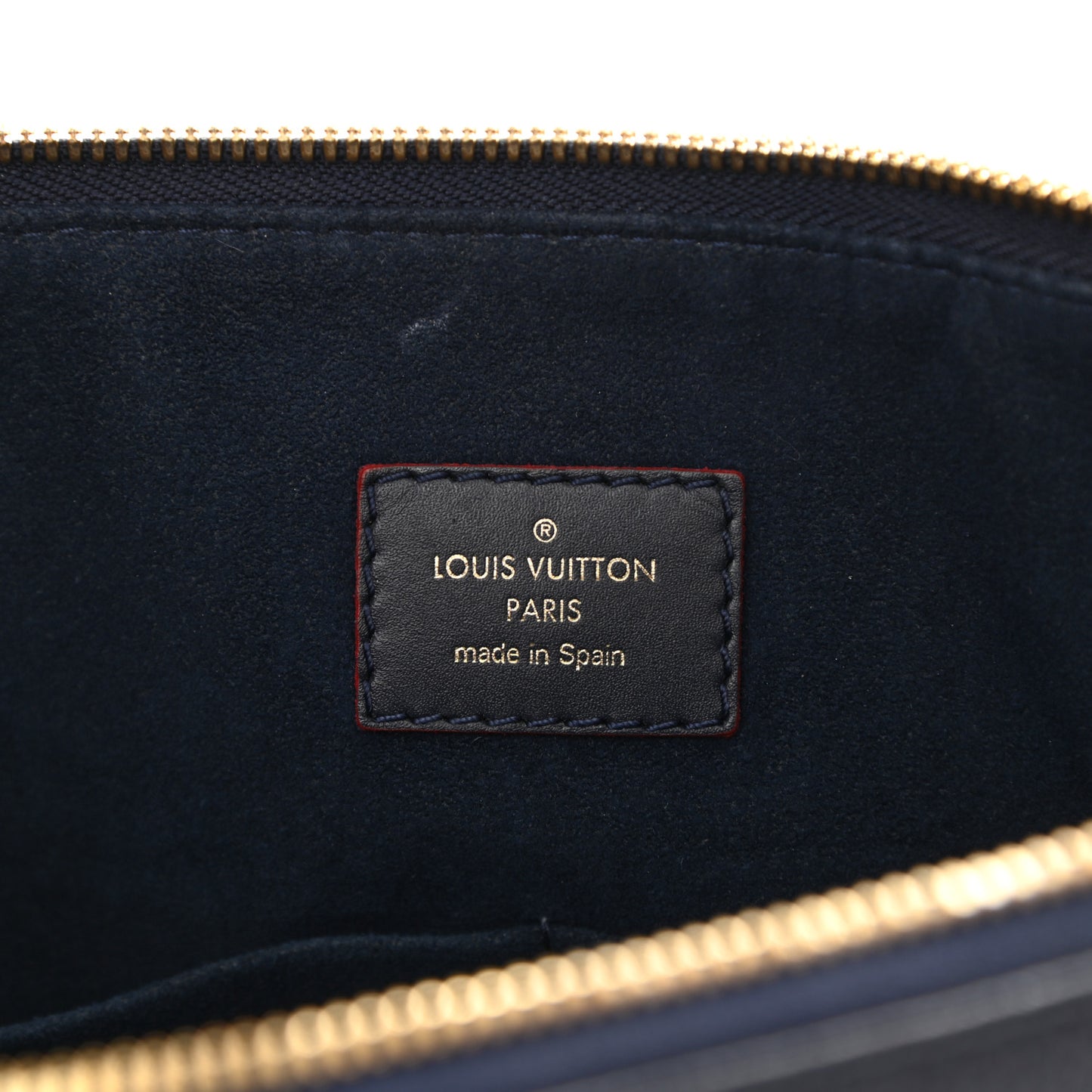 Empreinte V Tote MM Marine Rouge