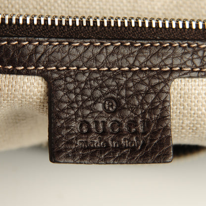 Gucci Monogram Medium Icon Bit Hobo Dark Brown 6 of 7