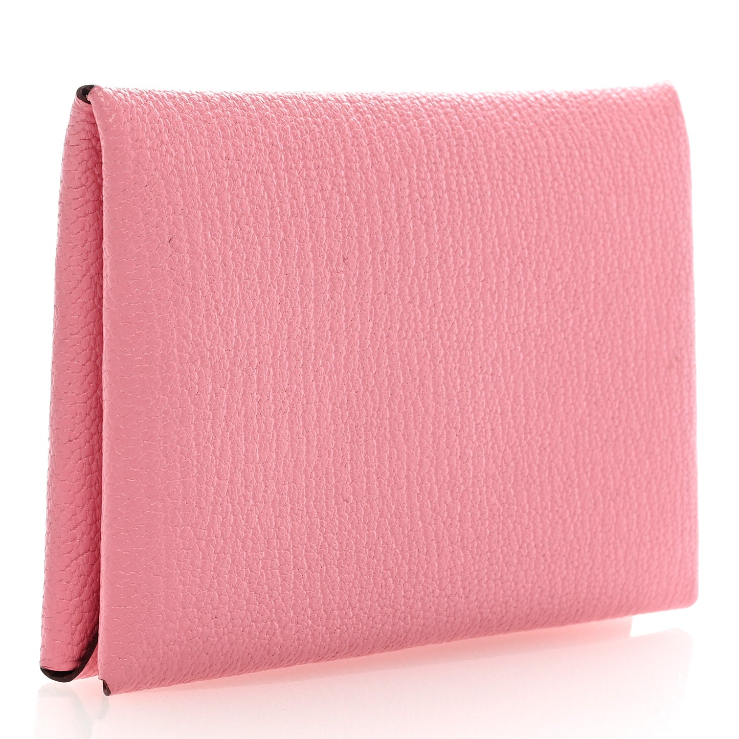 Chevre Chandra Verso Calvi Card Case Rose Confetti Brique