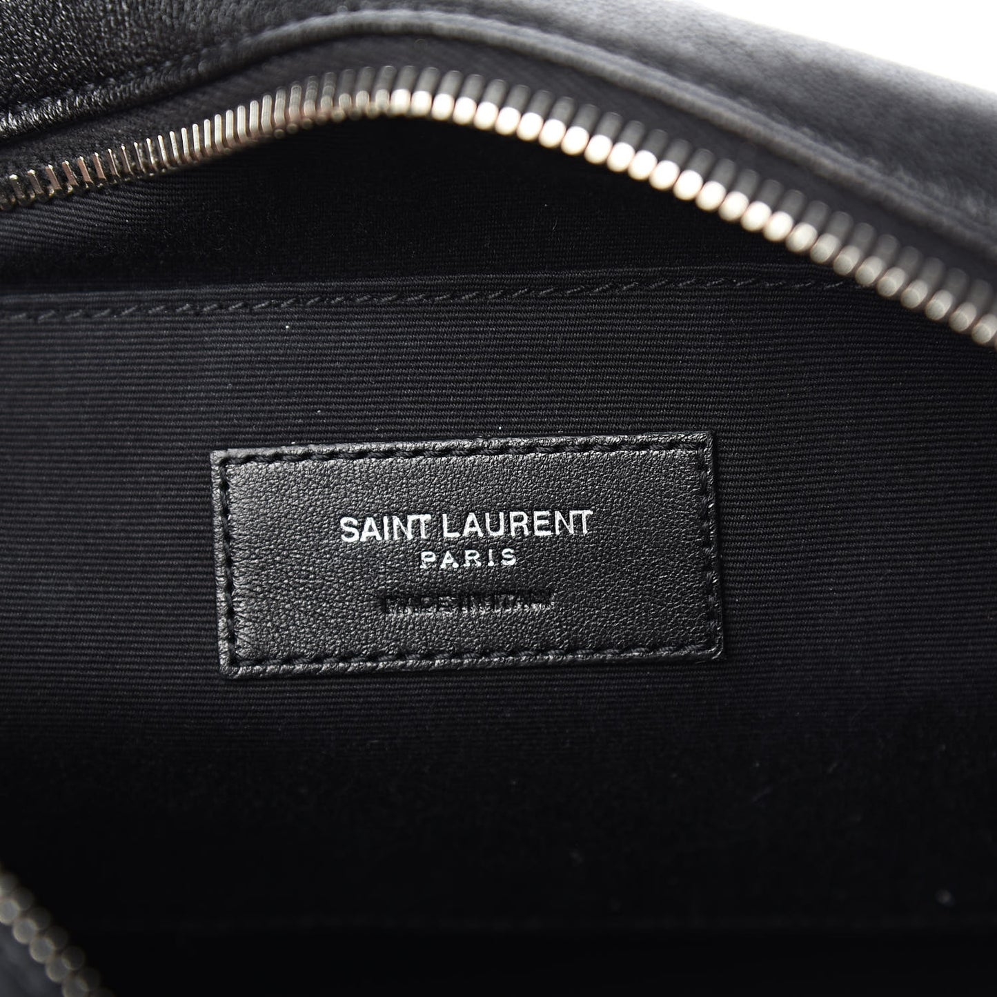 Lambskin Monogram Small Lou Camera Bag Black