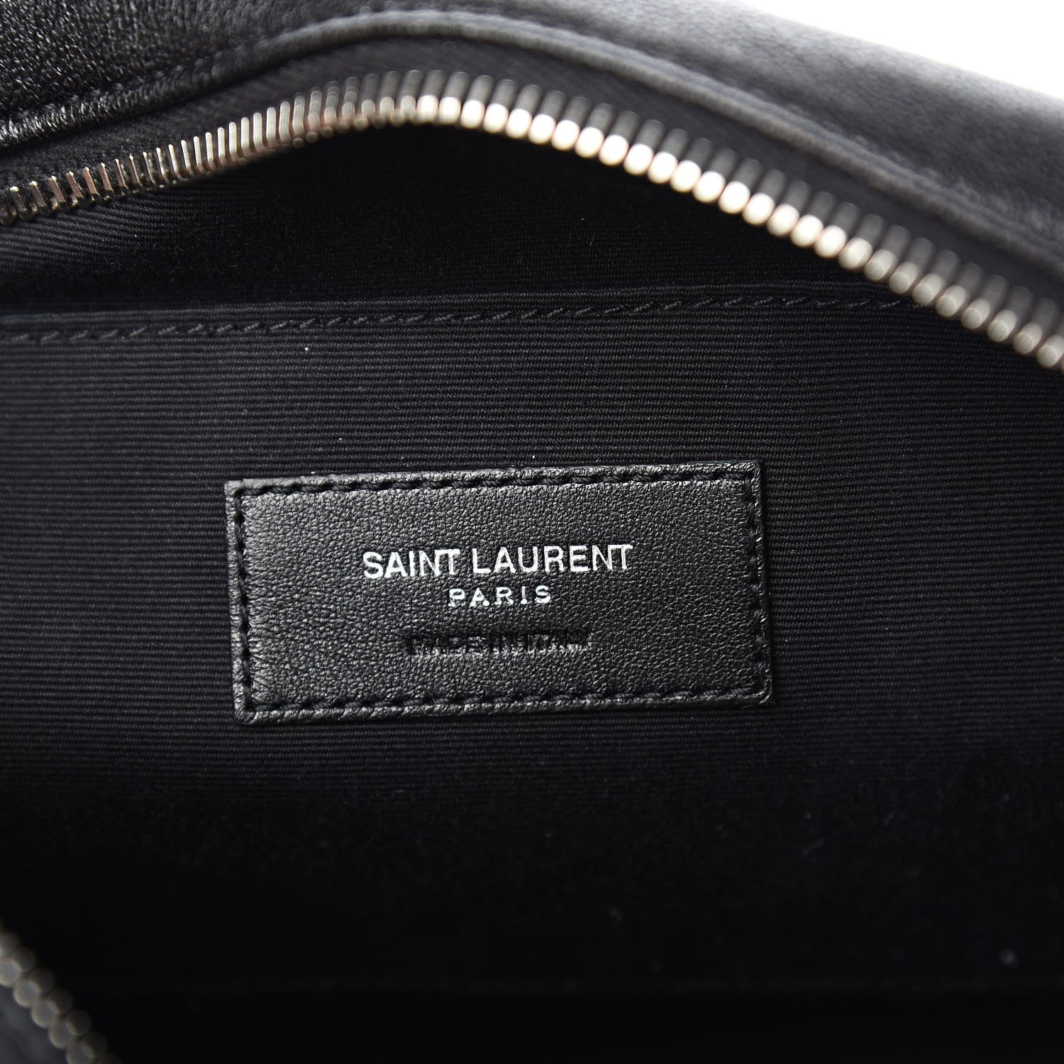 Saint Laurent Lambskin Monogram Small Lou Camera Bag Black 6 of 10