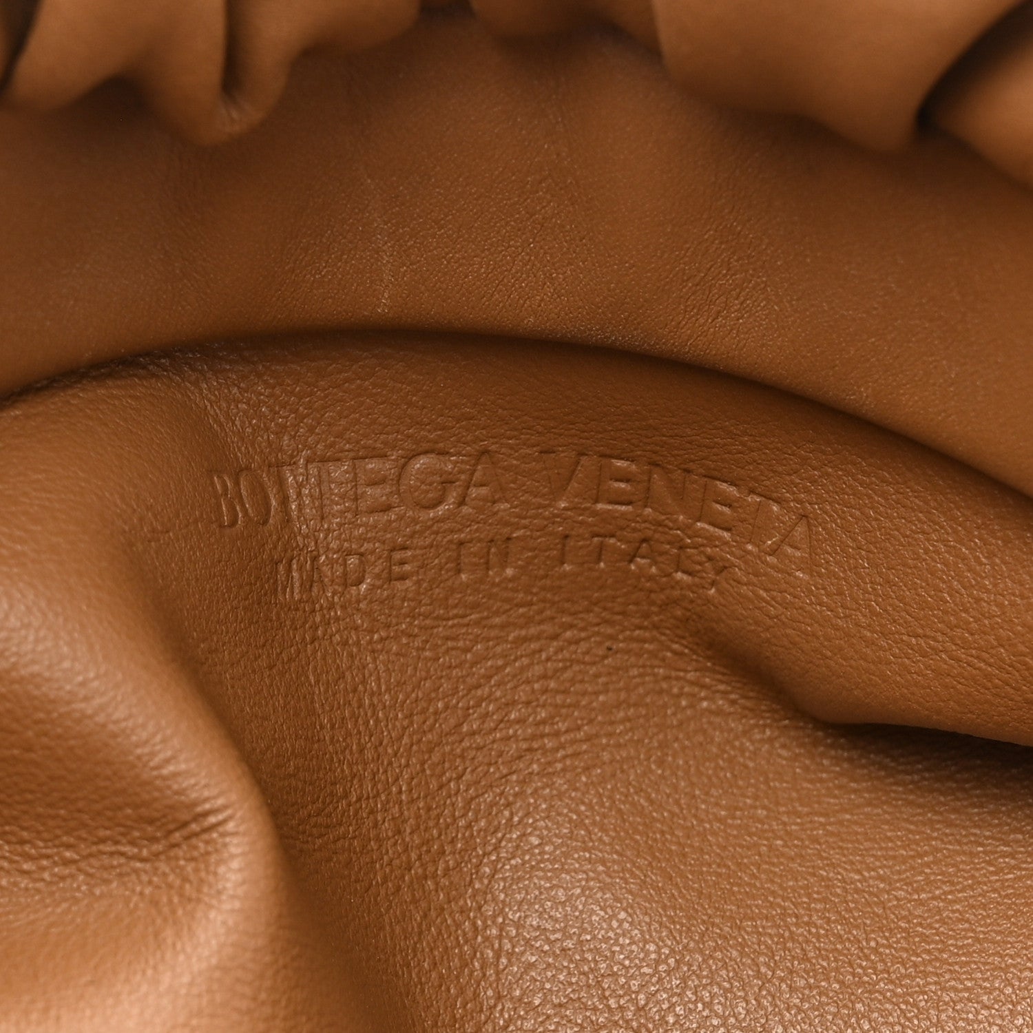 Bottega Veneta Calfskin The Pouch Chain Teak 6 of 12