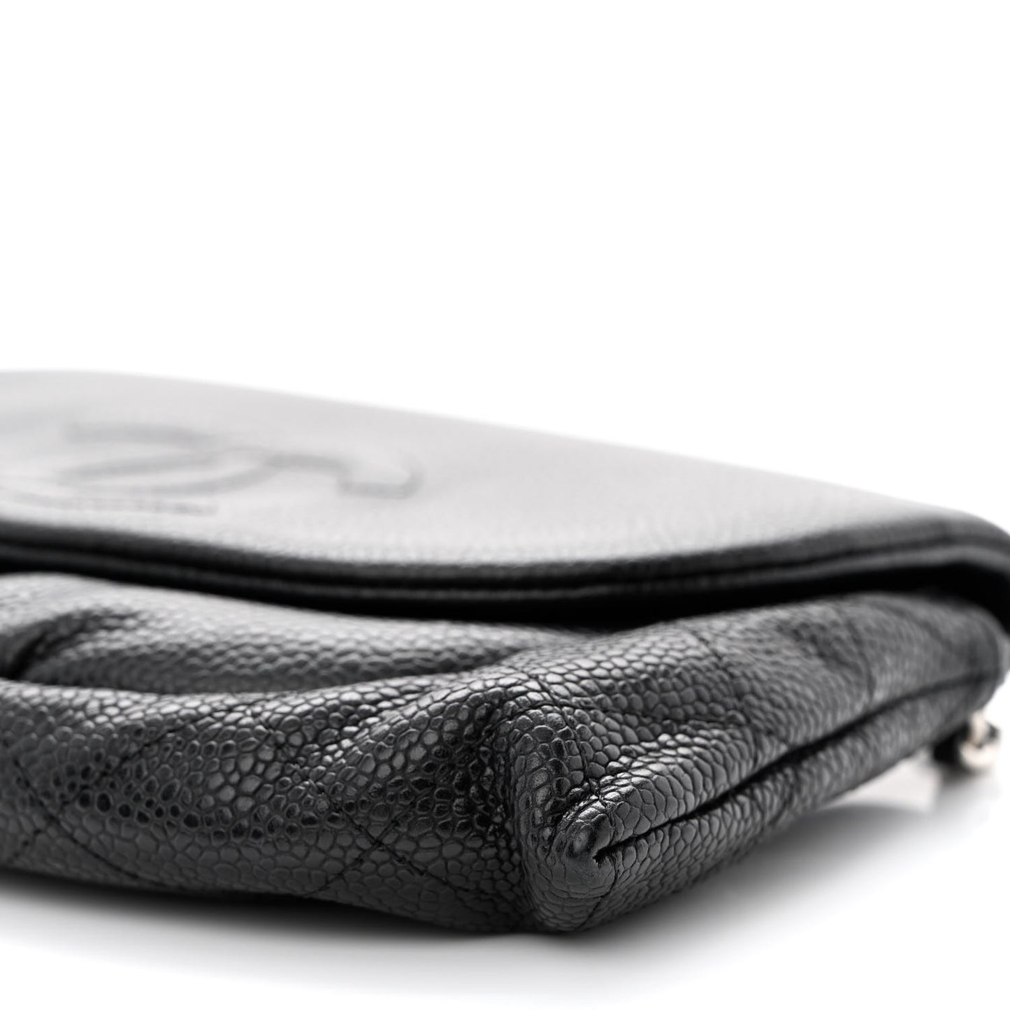 Caviar Half Moon Wallet On Chain WOC Black