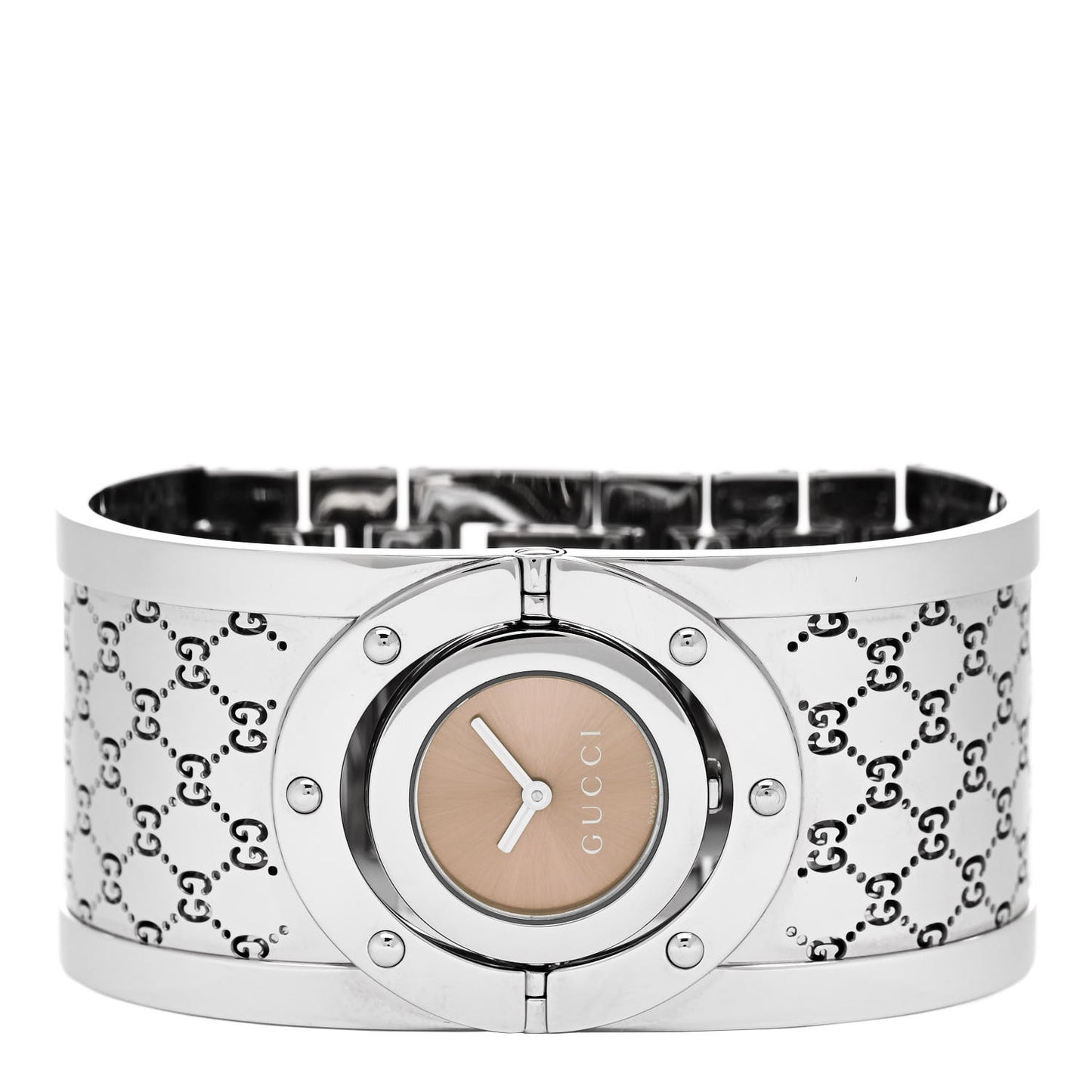 Stainless Steel 33mm Twirl Quartz Watch Brown